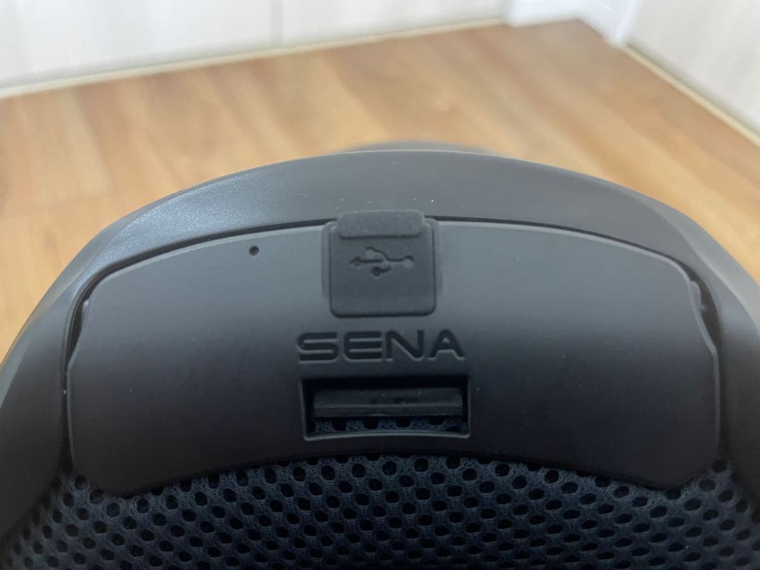 セナのインカム付きSHOEI フルフェイスヘルメット ブラック・ブルー