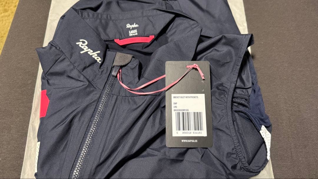 【新品、未使用】Rapha メンズ ブルベ ジレ ウィズポケット