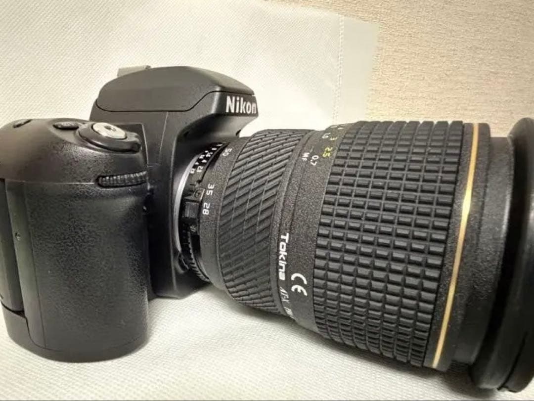 Nikon F80 フィルム一眼トキナATXPROF2.828-70mmレンズ付