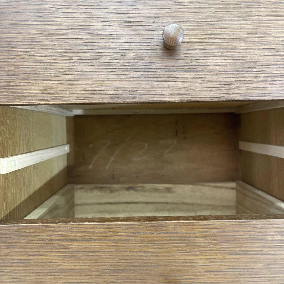 美品　日進木工　NISSIN ブリック・ブロック チェスト　天然木　ブラウン　棚