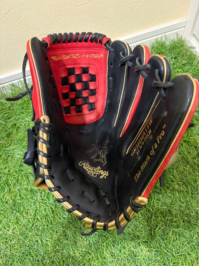 ローリングス 投手用 グラブ グローブ GR3HMA15W ピッチャー 軟式