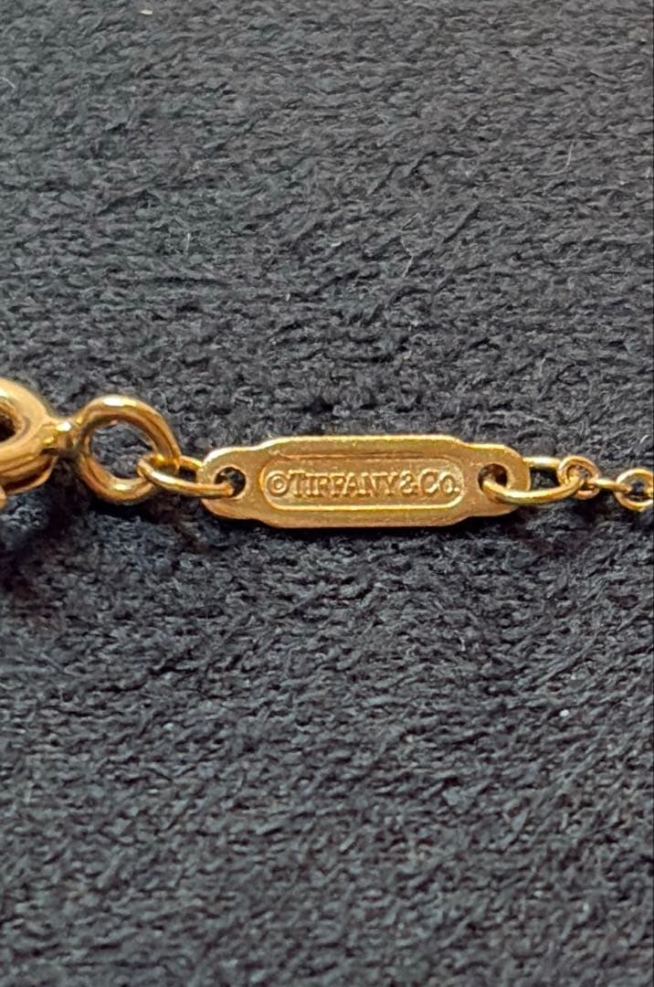 Tiffany & Co. K18PG ティファニーT スマイルペンダント