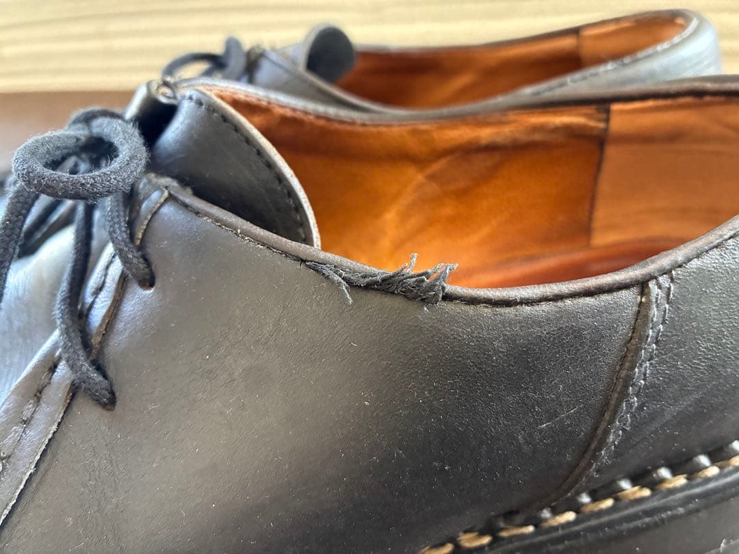 [タグ破損のため格安]パラブーツ　ミカエル黒40.5