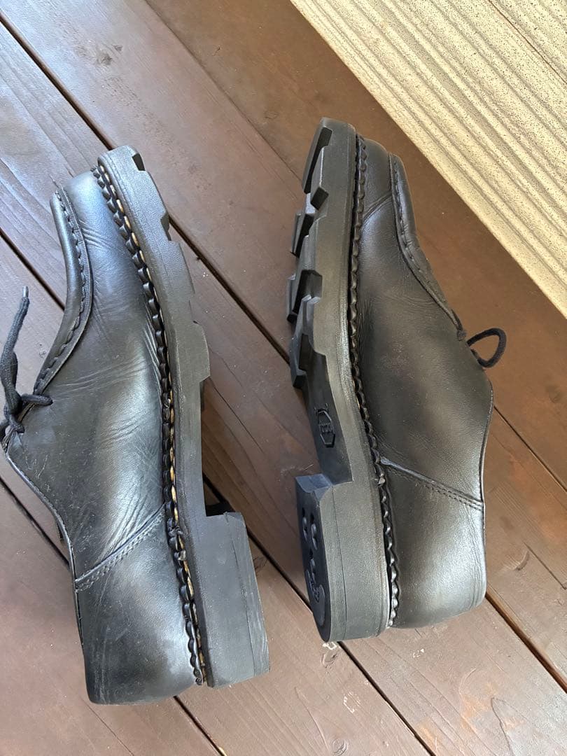 [タグ破損のため格安]パラブーツ　ミカエル黒40.5