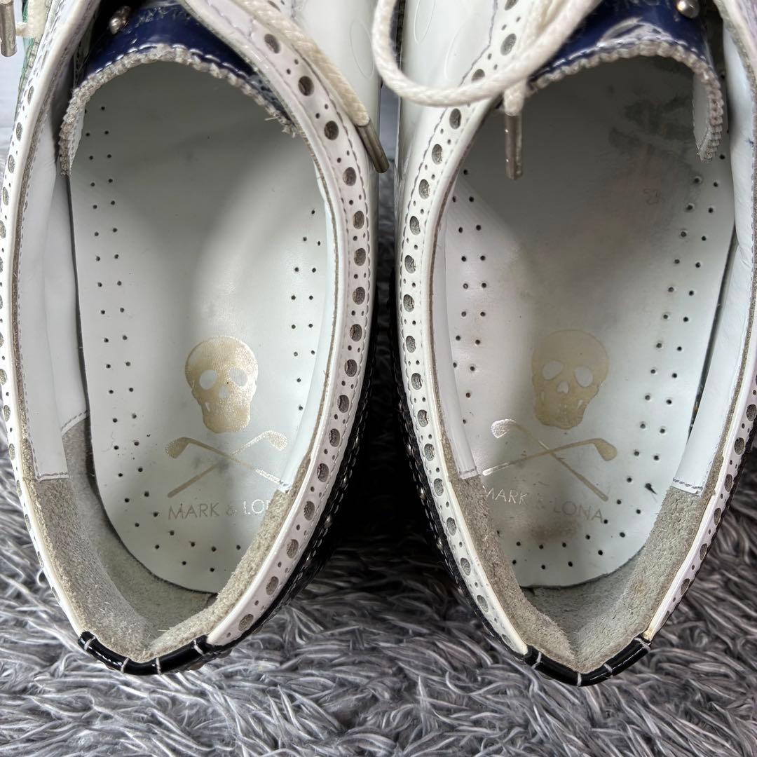 【良品】マーク&ロナ ゴルフシューズ ウィングチップ エナメル 26.5cm