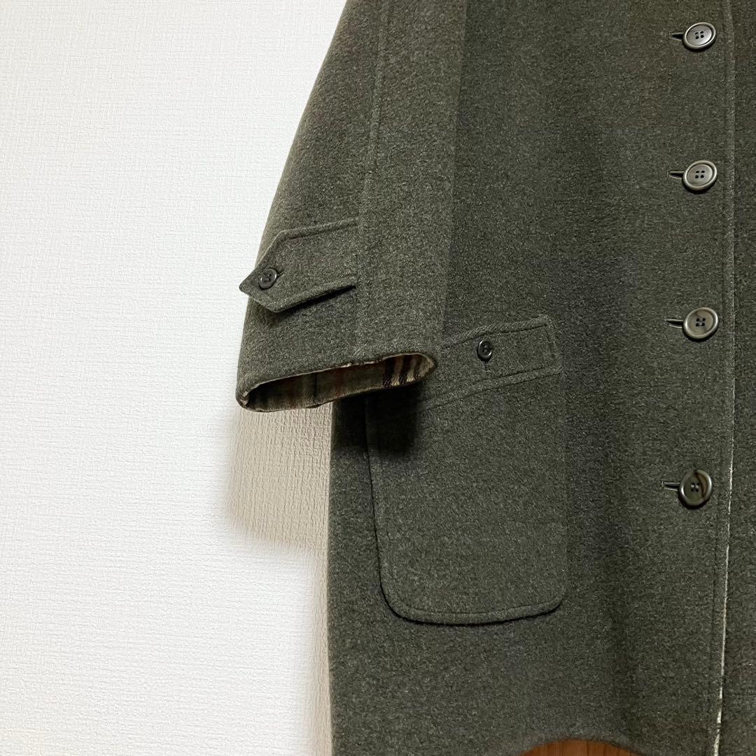 Burberrys バーバリー リバーシブル ウールコート グレー 11AB2