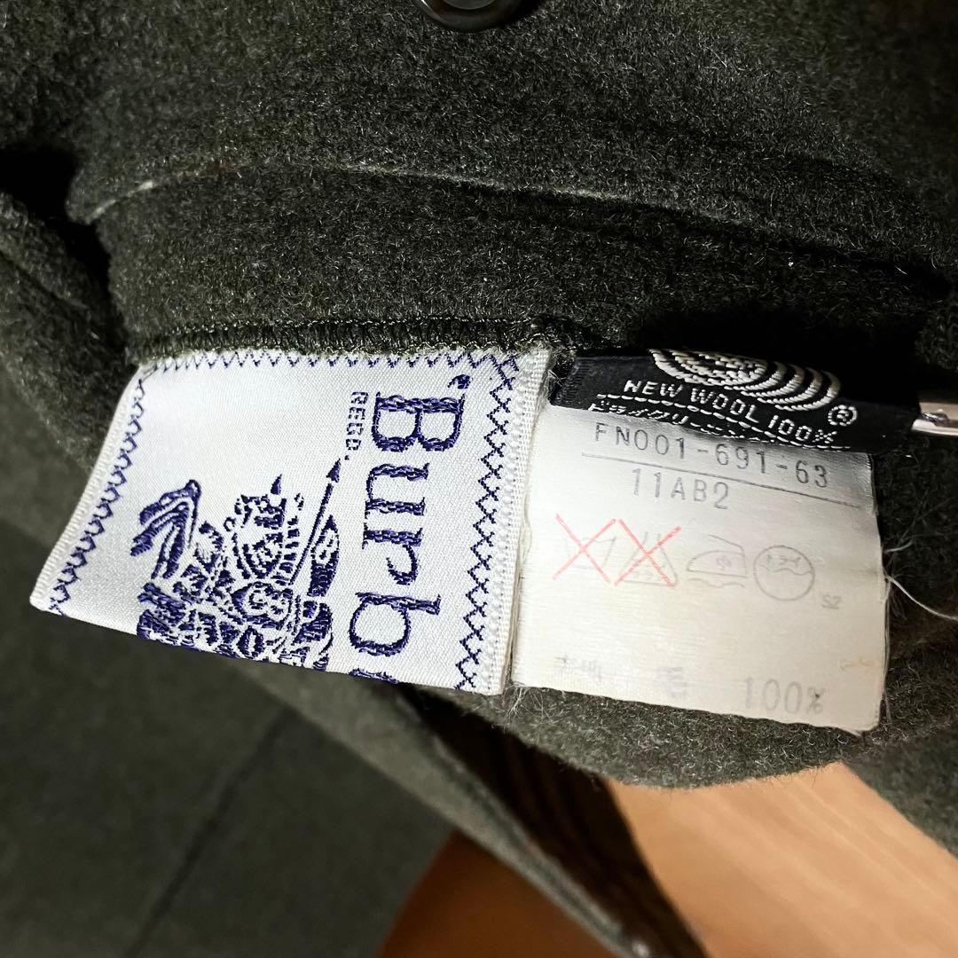 Burberrys バーバリー リバーシブル ウールコート グレー 11AB2