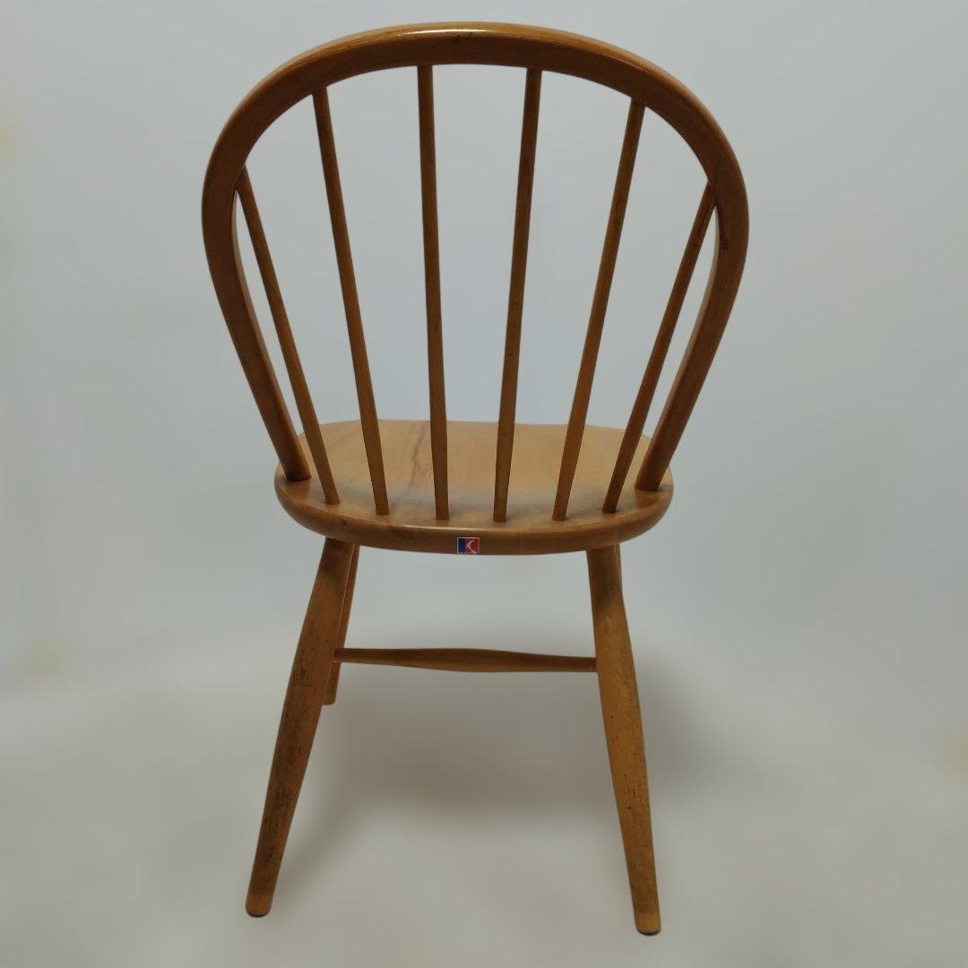 ①④セット【引き取り】飛騨産業 キツツキ ウィンザーチェア ダイニングチェア