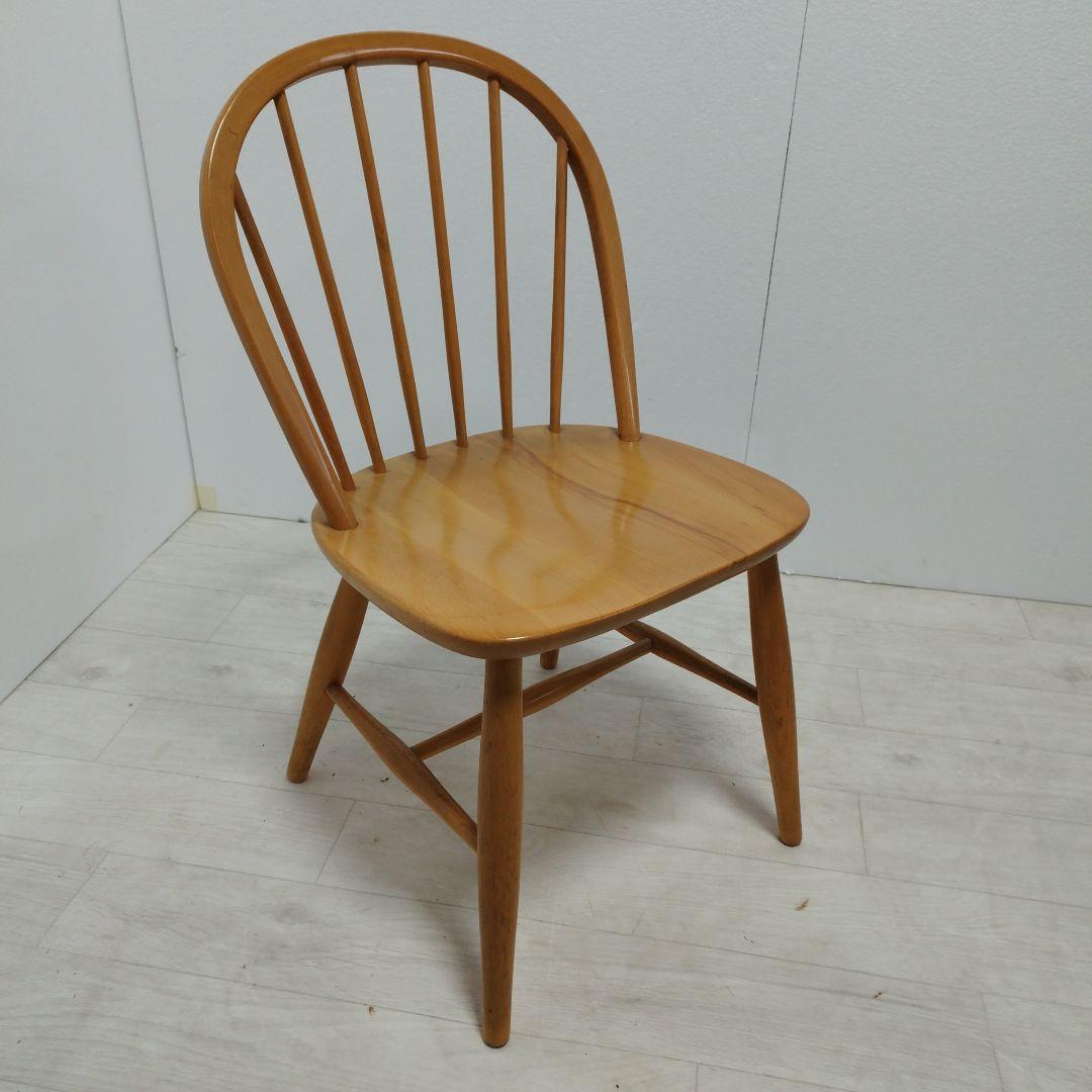 ①④セット【引き取り】飛騨産業 キツツキ ウィンザーチェア ダイニングチェア