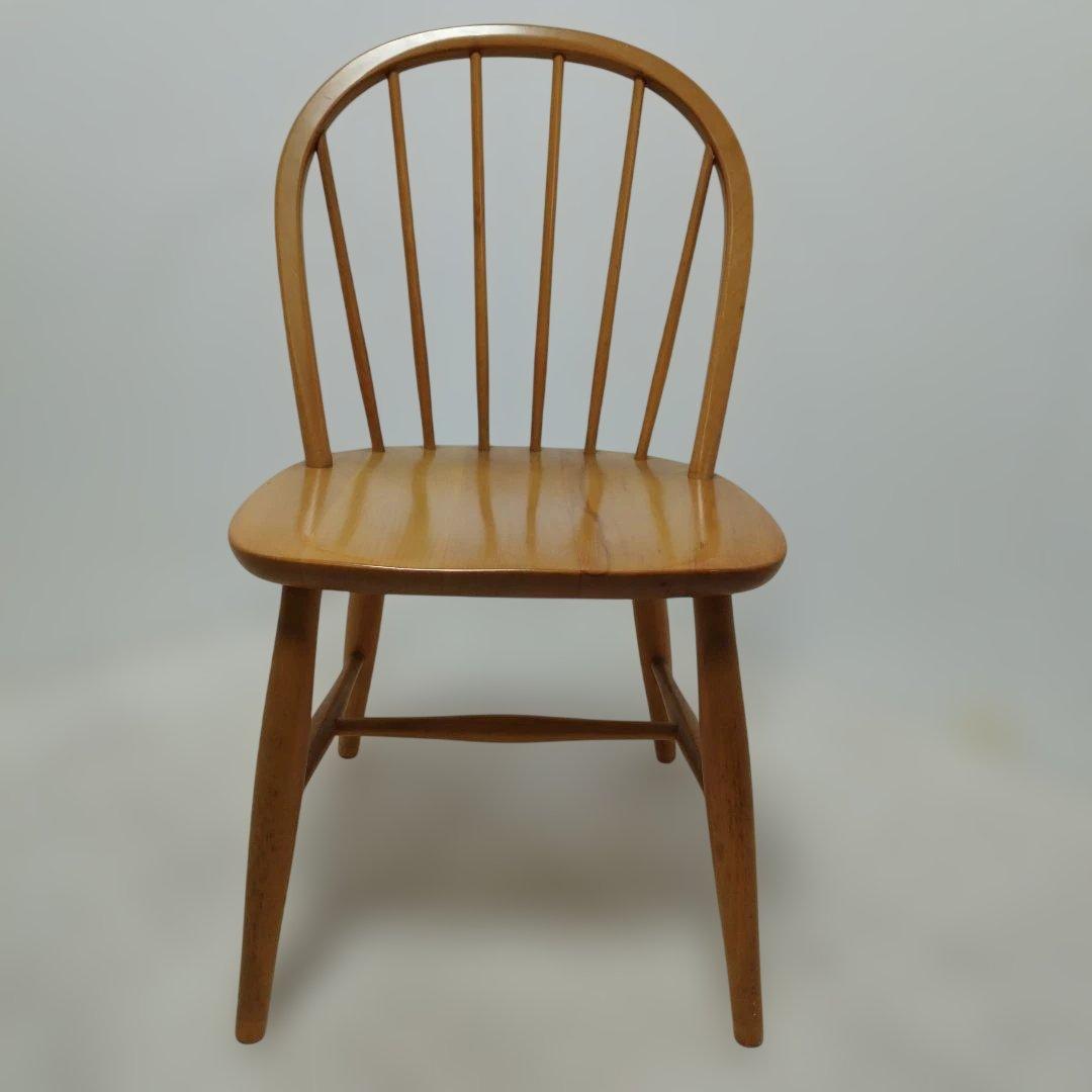 ①④セット【引き取り】飛騨産業 キツツキ ウィンザーチェア ダイニングチェア