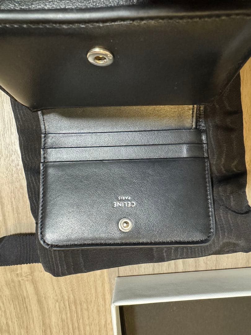 CELINE 二つ折り財布 ブラック