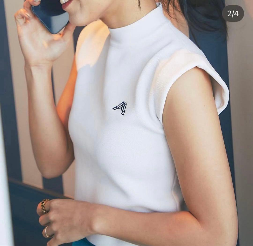 新品　エースアンドレア　ゴルフウェア　ホワイト