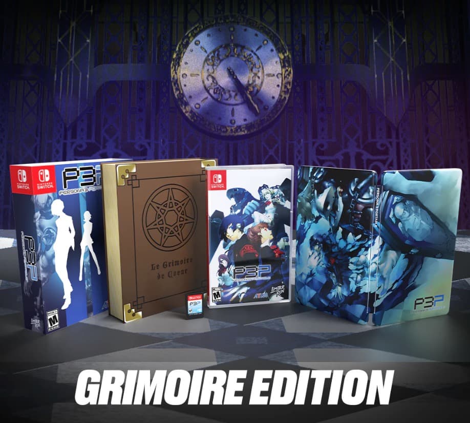 LIMITED RUN ペルソナ 3 ポータブル グリモワール エディション