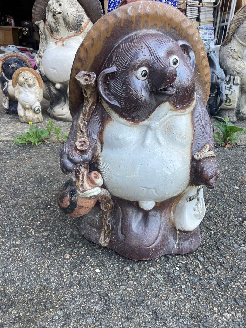 信楽焼 狸 置物（招福狸）高さ約50cm