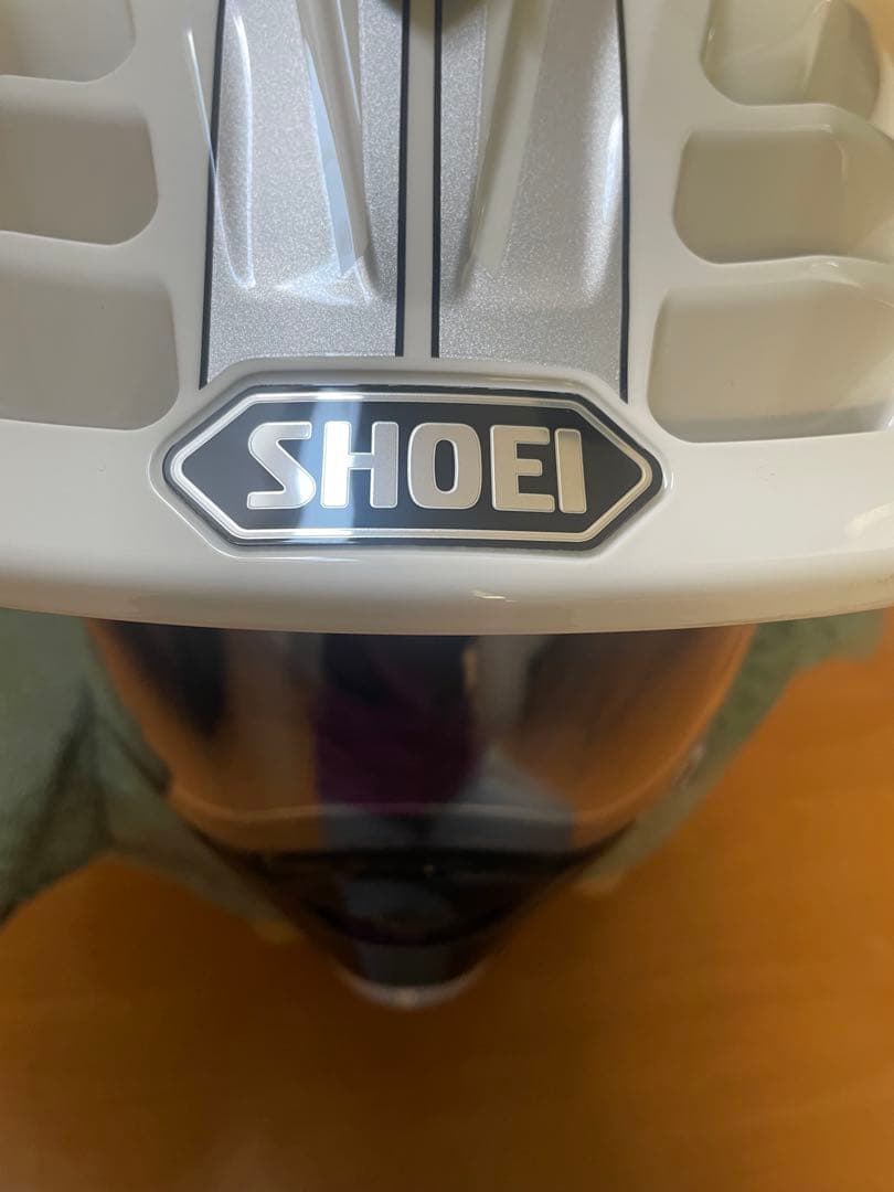 SHOEI フルフェイスヘルメット ホワイト/ブルー/レッド