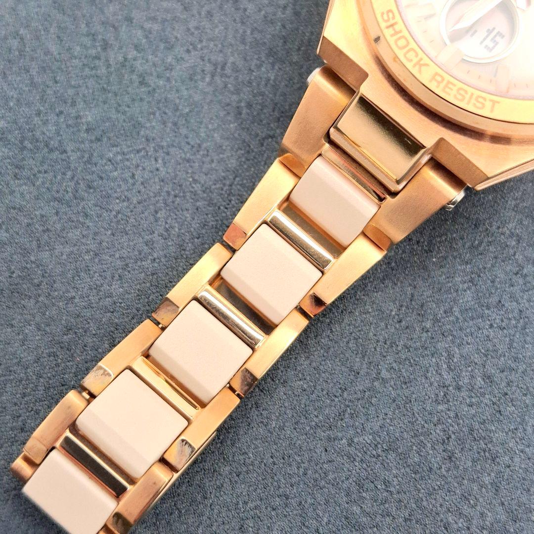 ✨美品箱付 カシオ ベビージー MSG W200CG ソーラー 電波 ピンク