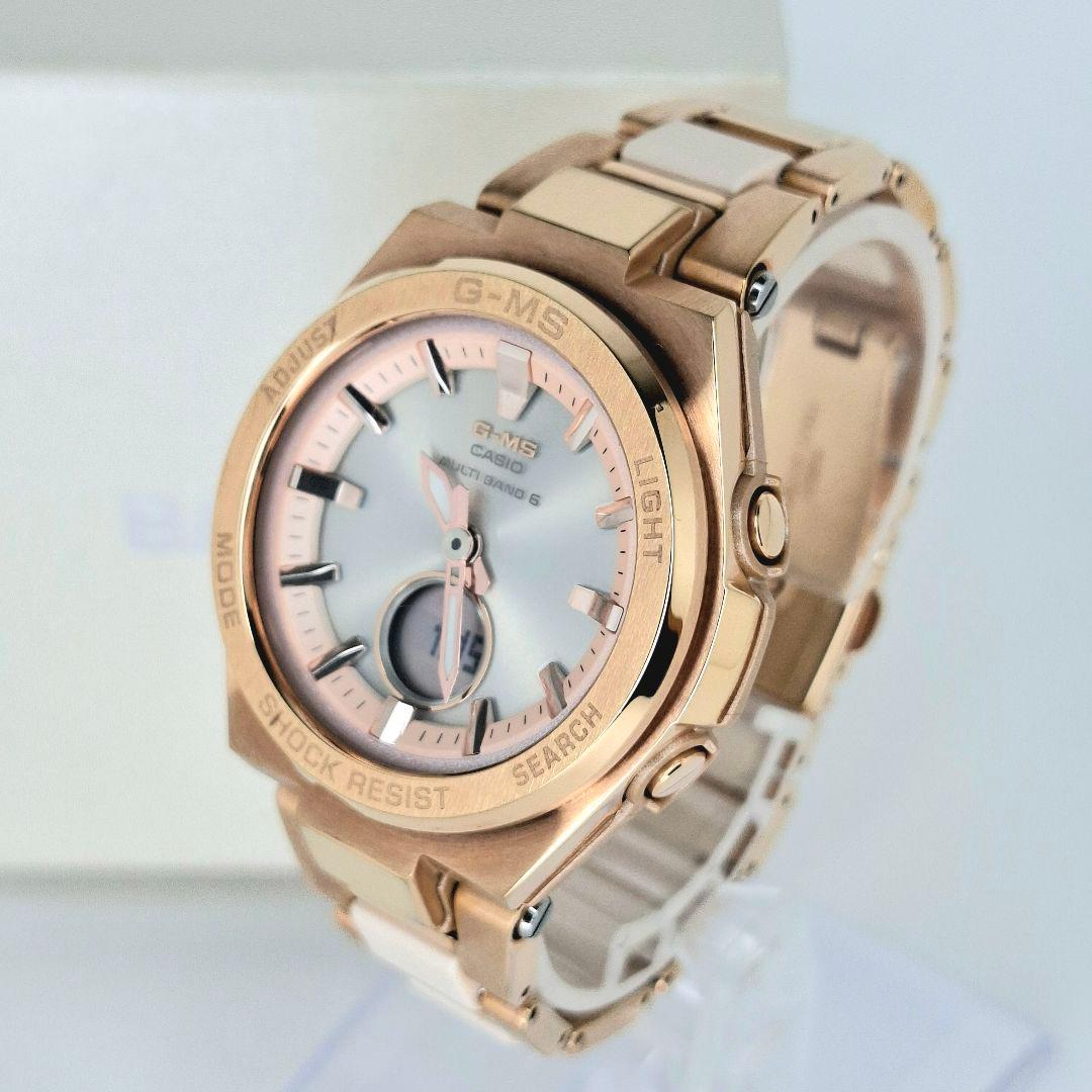 ✨美品箱付 カシオ ベビージー MSG W200CG ソーラー 電波 ピンク