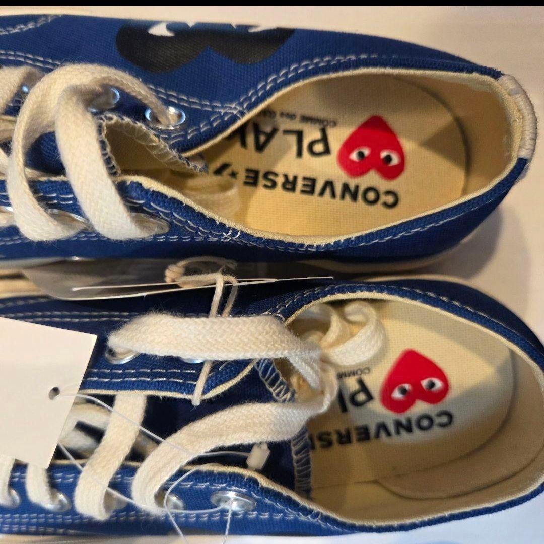 未使用♡コンバース×プレイコムデギャルソン　チャックテイラー　ローカット　ブルー