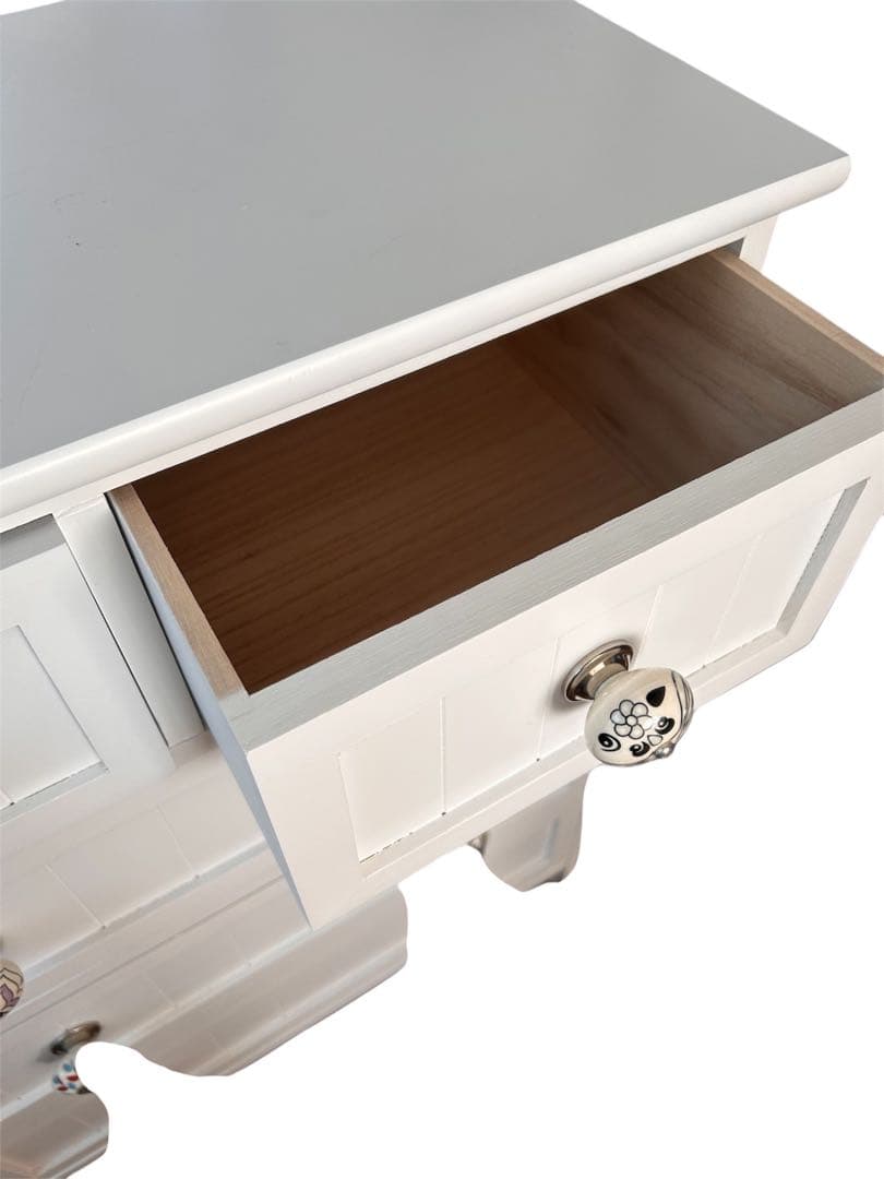 B-Company ホワイトチェスト（4段５引き出し）