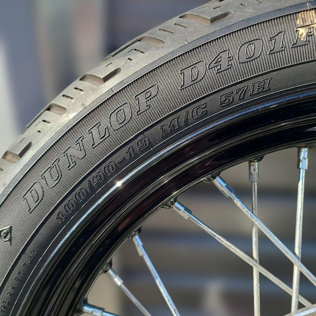 ハーレースポーツスター　前後スポークホイール