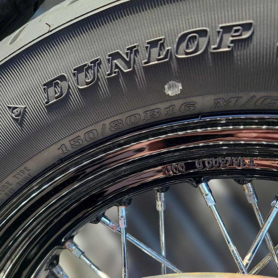 ハーレースポーツスター　前後スポークホイール