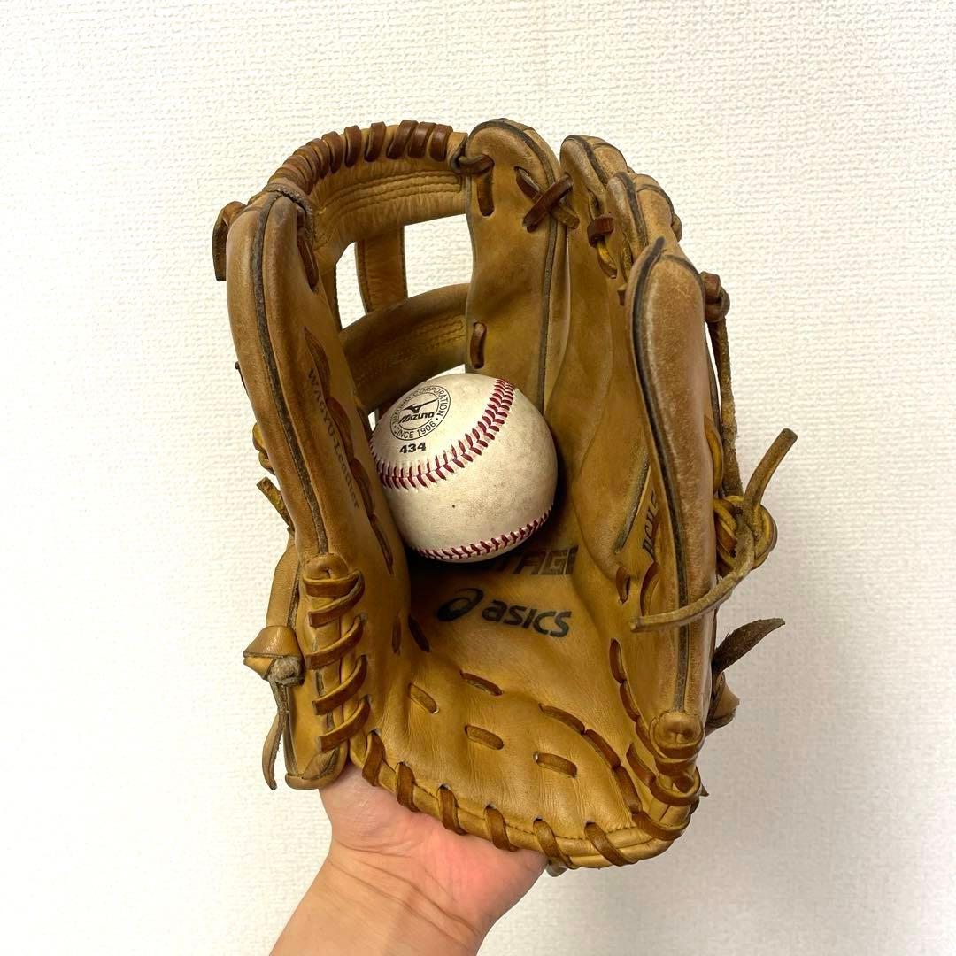 454 アシックス ゴールドステージ 即戦力 硬式 サード用 グローブ