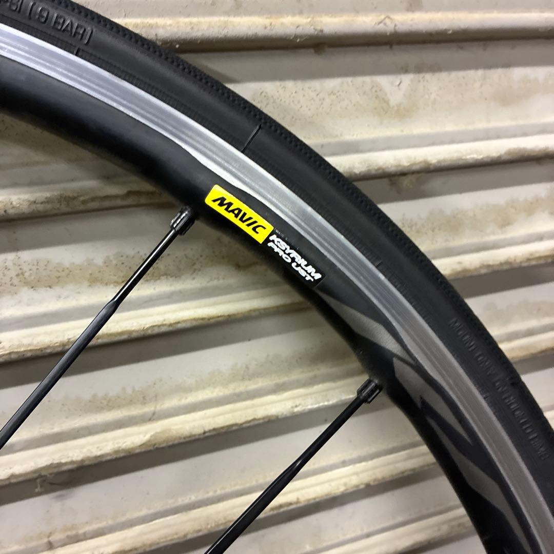 美品　マビック　キシリウムプロ　ust ロードバイク　ホイール