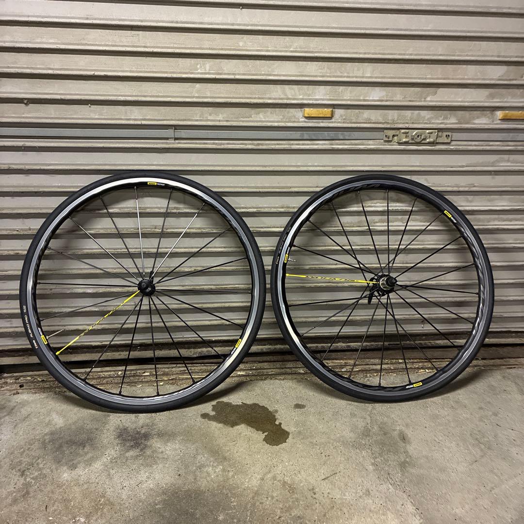 美品　マビック　キシリウムプロ　ust ロードバイク　ホイール