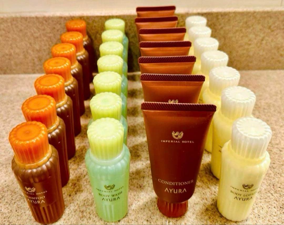 【aay】AYURA アユーラ 帝国ホテル アメニティセット　計52本