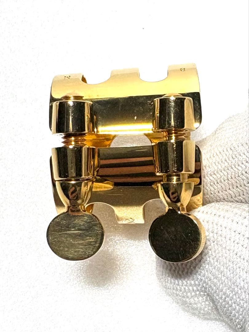 ウッドストーン リガチャー アルトサックス メイヤー 金メッキ