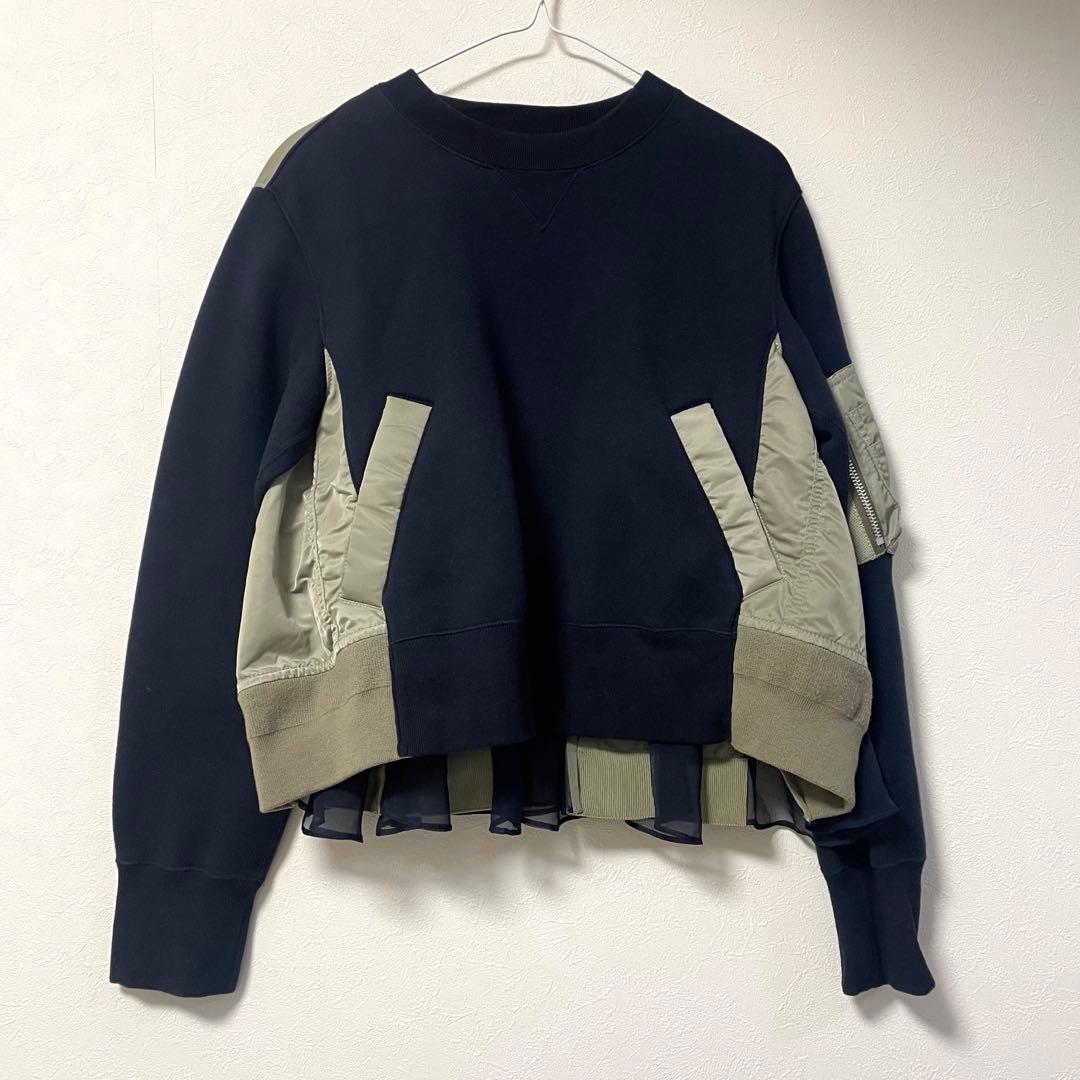 sacai スウェットプルオーバー