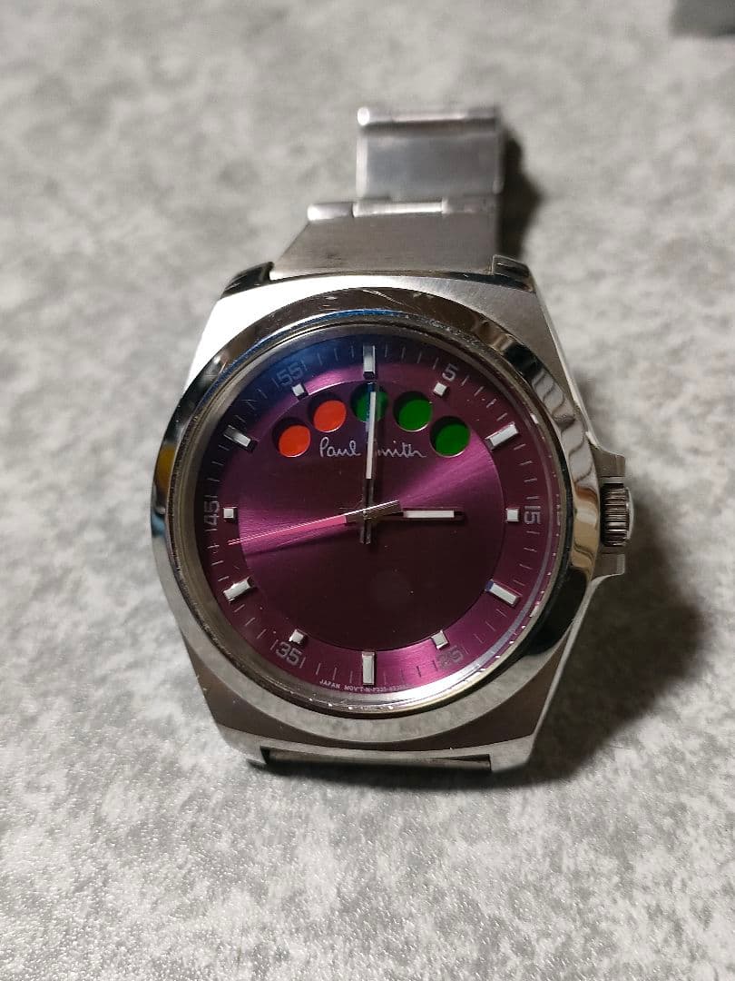 ポールスミス　ファイブアイズ　ピンクパープル　メンズ