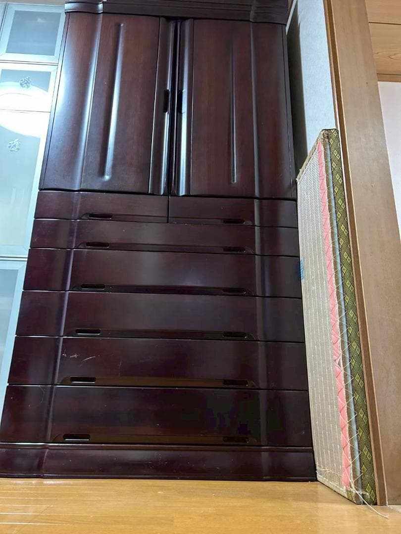 【残り数日】婚礼家具　桐和ダンス、整理ダンス 出し送料25,400円込
