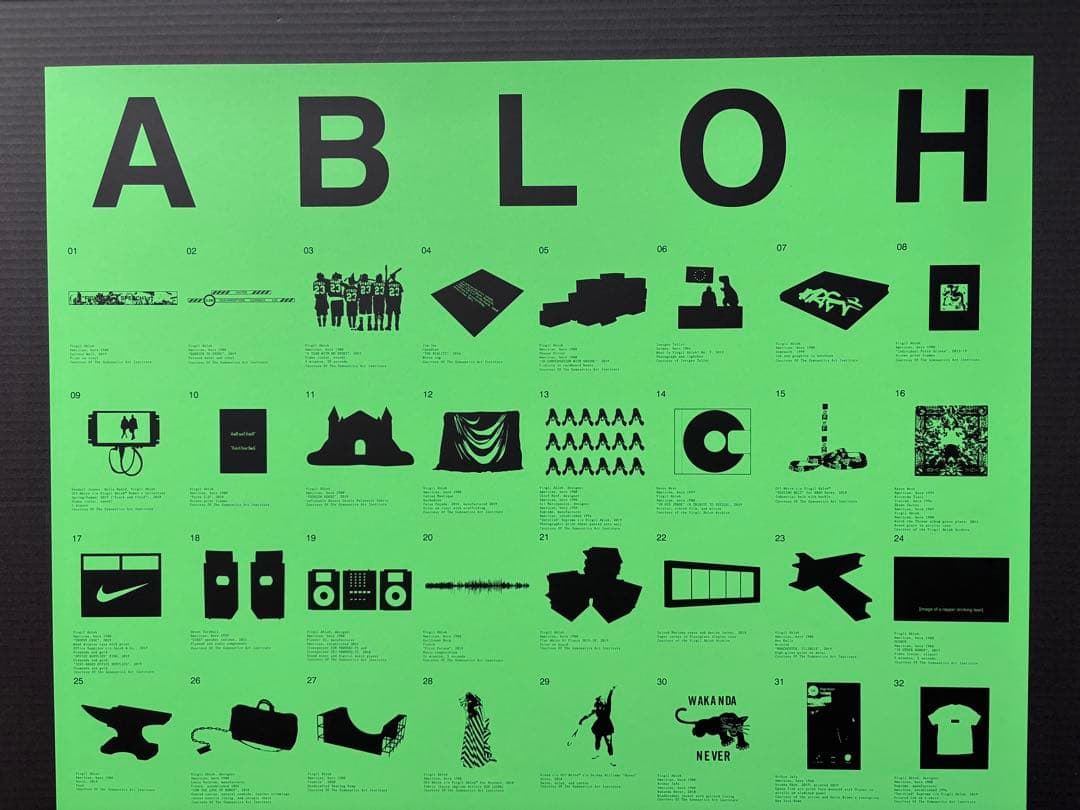 Virgil Abloh ポスター off-white LV ヴァージルアブロー