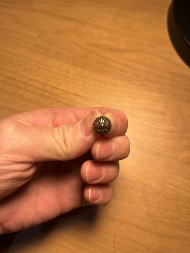 クロムハーツポールピアス　正規品 キャッチのみ社外品