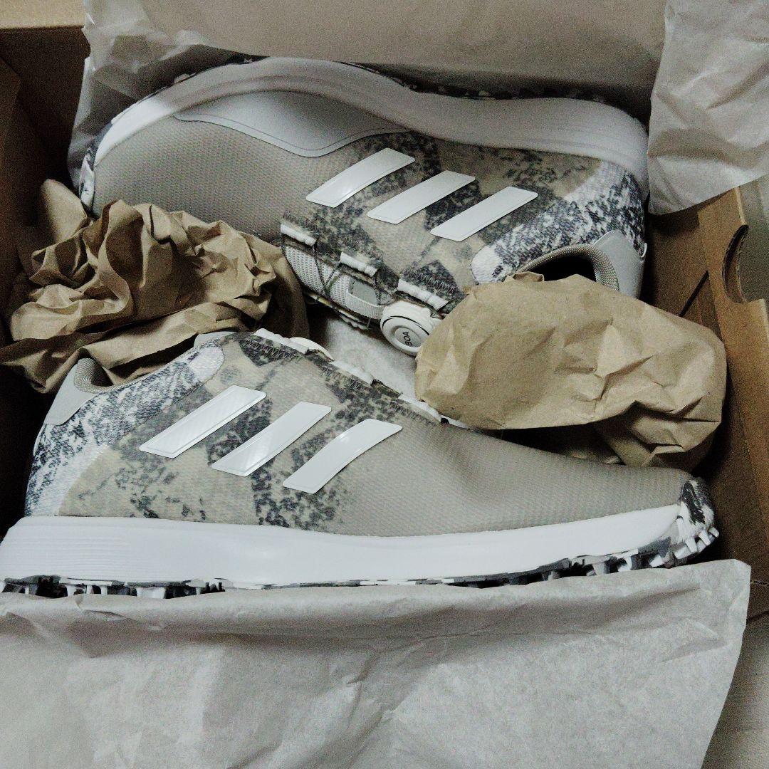 アディダス S2G BOAゴルフシューズ グレー ボアシステム　jp250