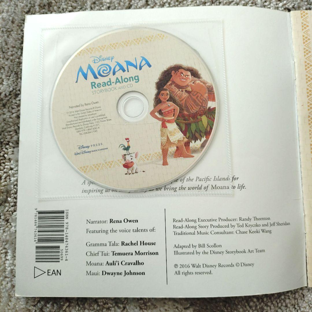 絵本・児童書 Moana Read-Along Storybook and CD