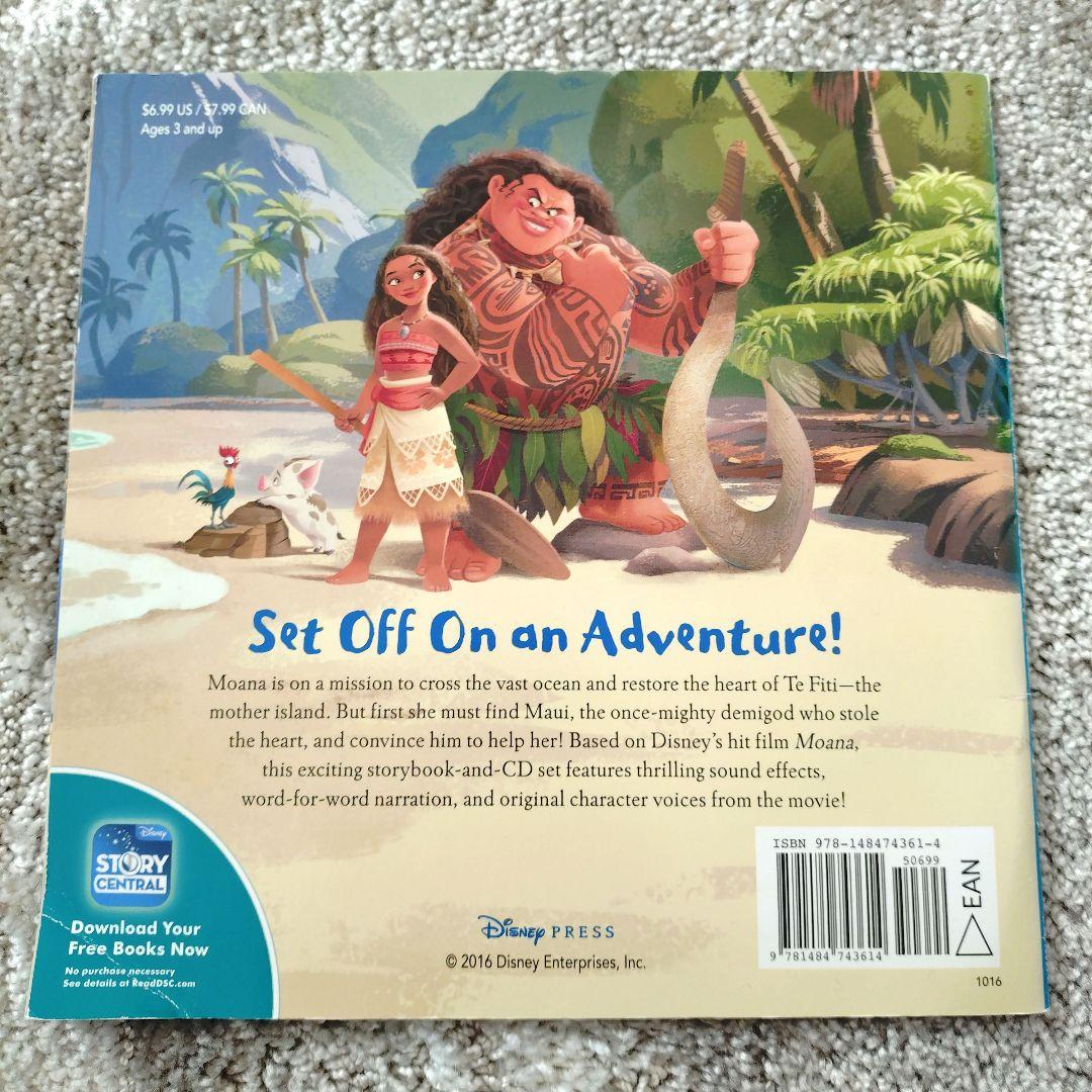 絵本・児童書 Moana Read-Along Storybook and CD