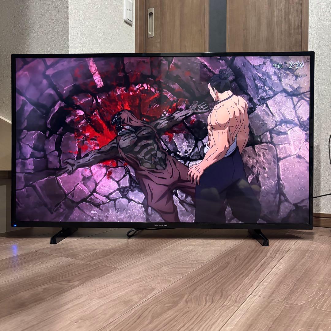 福岡発　高画質 FUNAI 43V型 4K液晶テレビ FL-43U3130