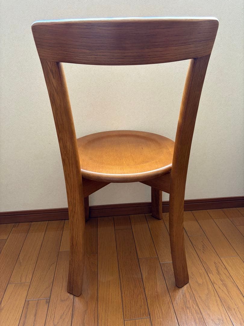 浜本工芸　ダイニングチェア 無垢材　２脚セット　スタッキング可