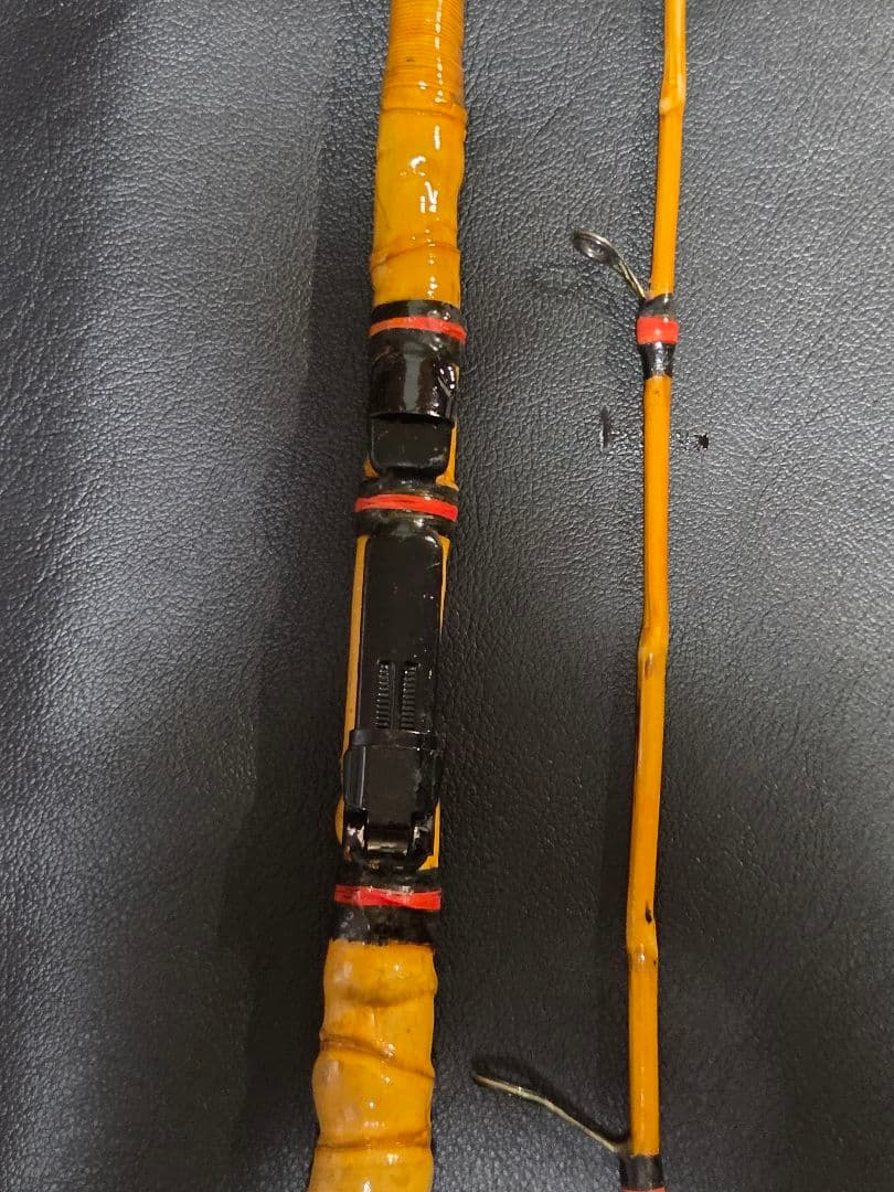 船竿 ハンドメイド バンブーロッド１本 キス竿 エギングロッド用に