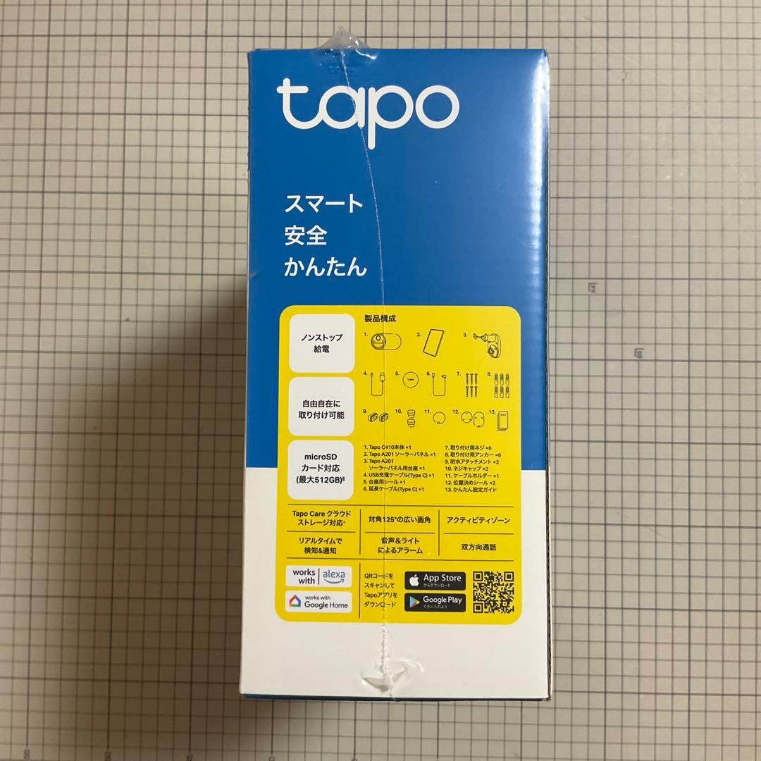 【未開封】防犯カメラ TP-Link Tapo C410 KIT 屋外・ソーラー