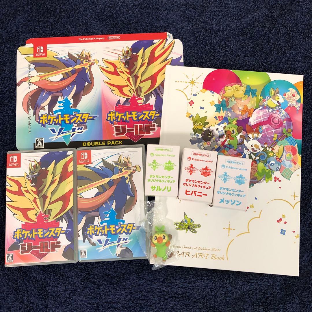Switch ポケモン　ソード、シールド　ダブルパック＋特典