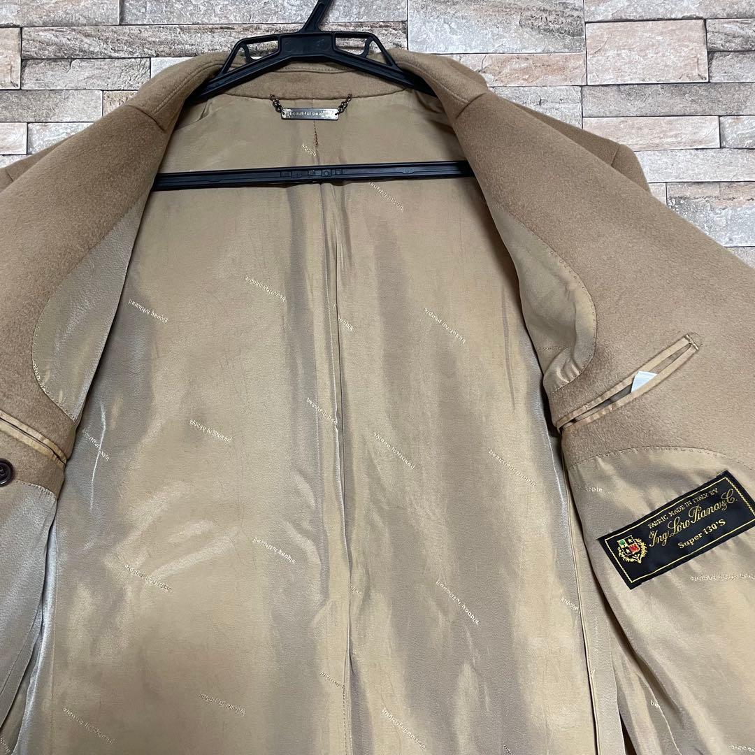 beautiful people チェスターコートカシミヤ混　ロロピアーナ