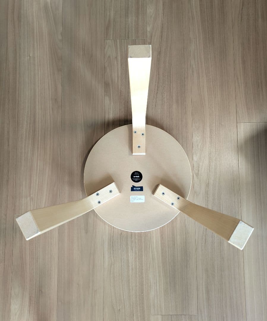 スコープ別注　アルテック　Artek　スツール60　パール