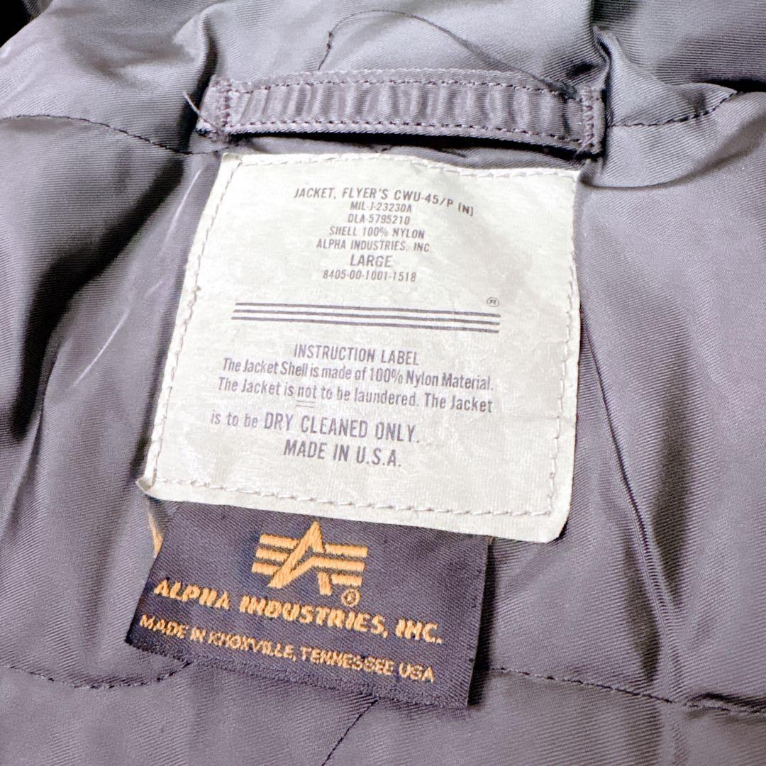 極美品！ アルファインダストリーズ ALPHA 90s USA製 CWU45