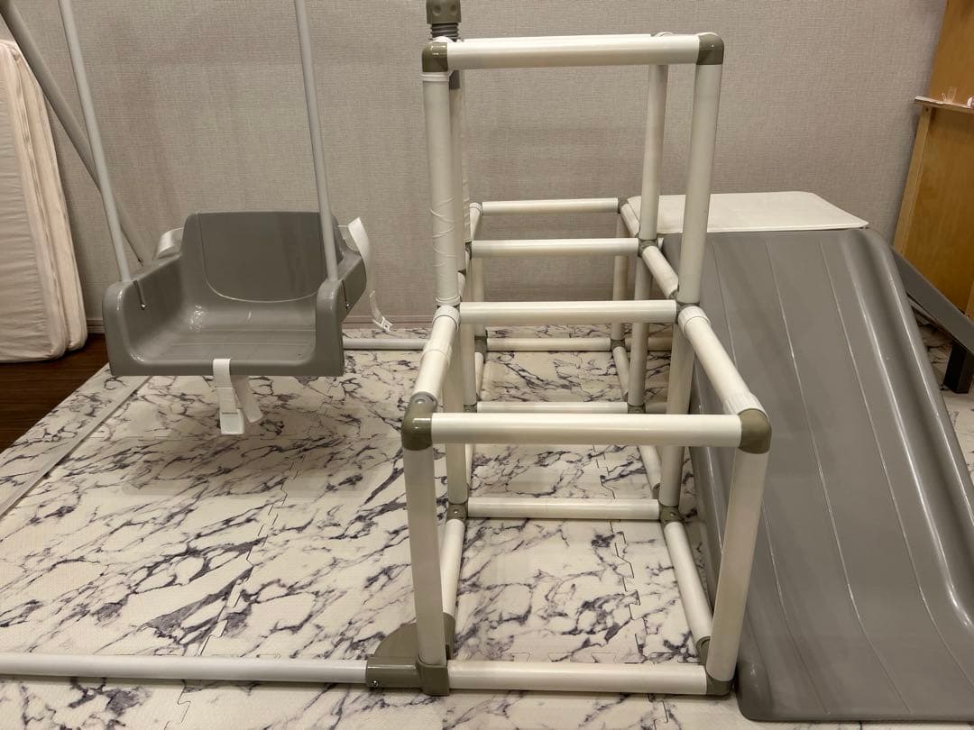 おりたたみ わんぱく スライダージム ブランコDX