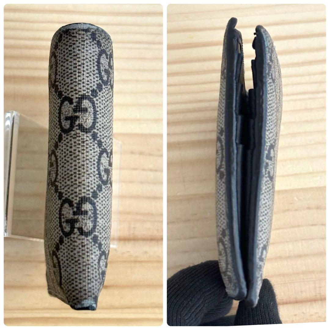 GUCCI グッチ　折り財布　GGスプリーム タイガー