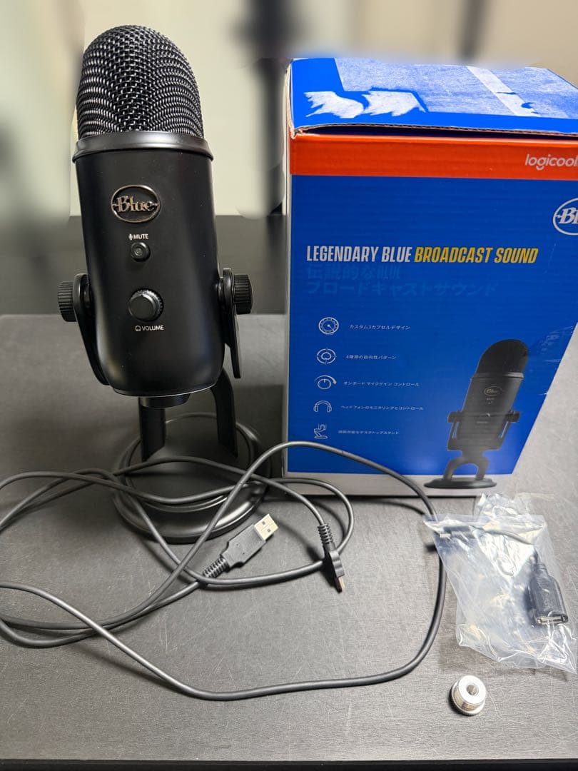 Blue Yeti ゲーミングマイク BM400BK コンデンサーマイク