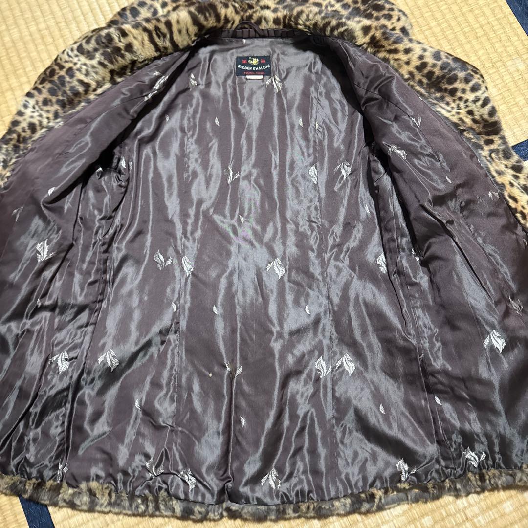 ヒョウ柄　ファーコート